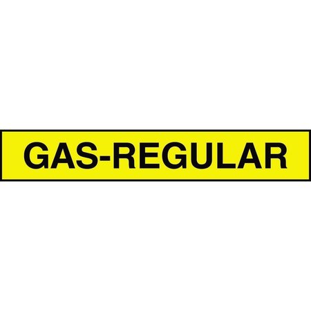 ACCUFORM Gas-Regular Adhesive Tank & Pipe Label XF1122